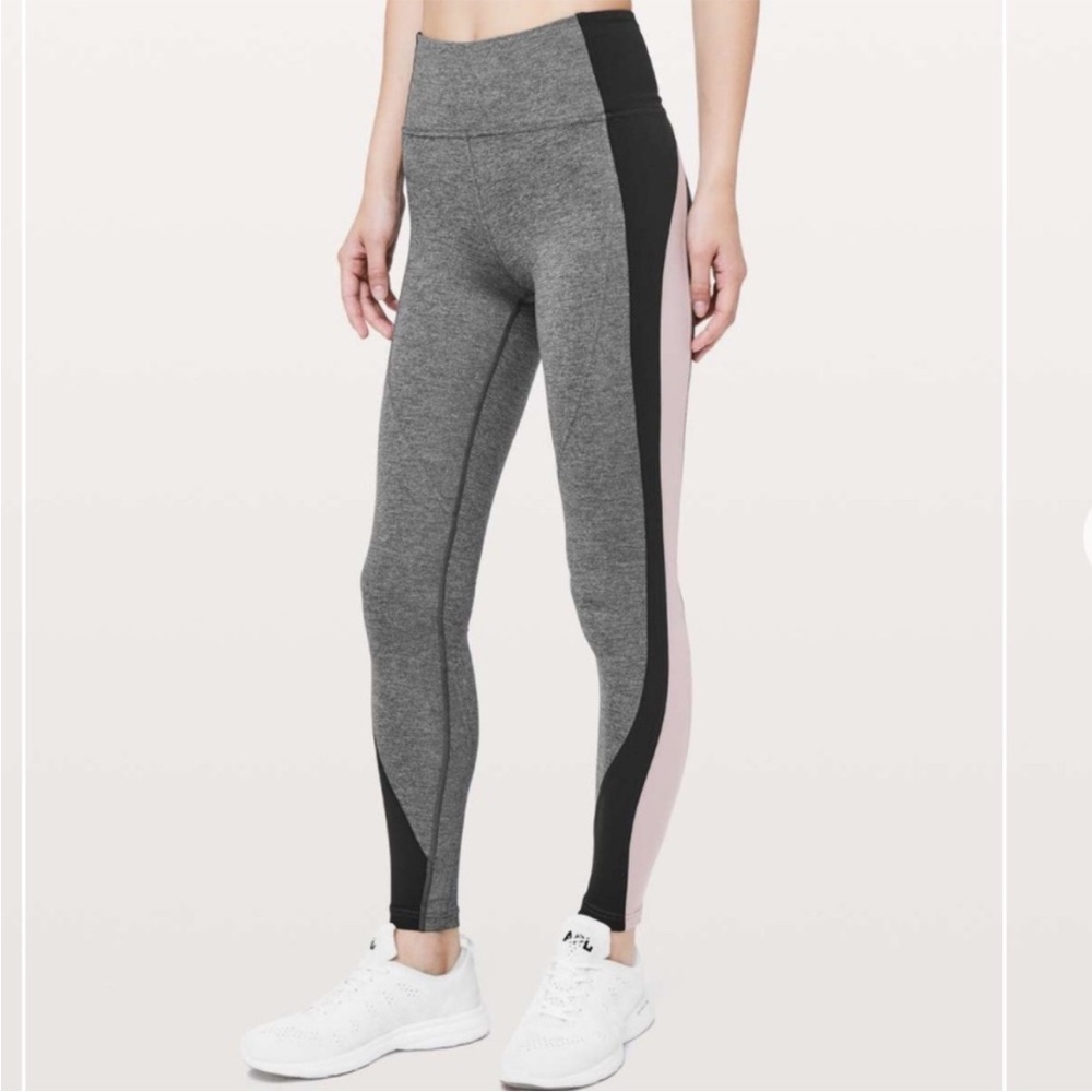 Lululemon Get Going Train Tight 28" Inseam - Gray and Purple - size 4